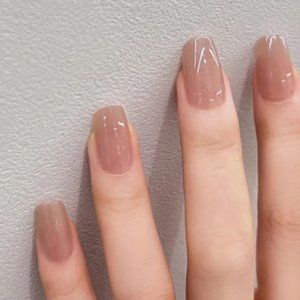 *BOGO* Light Brown Shimmery Press-on Nails